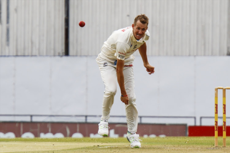 Chris Morris during day 1 of the Sunfoil 4-Day Series match between Warriors and Multiply Titans at Buffalo Park on March 01, 2018 in East London, South Africa.