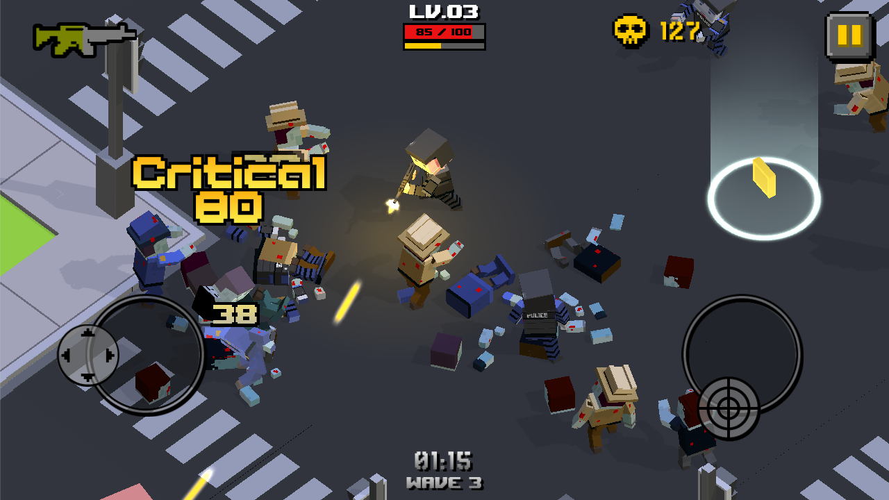    Cube Zombie War- screenshot  