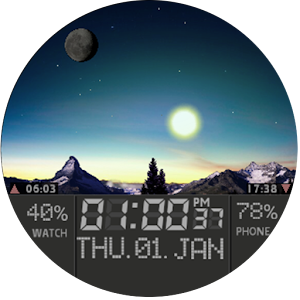 New Horizon Watch Face