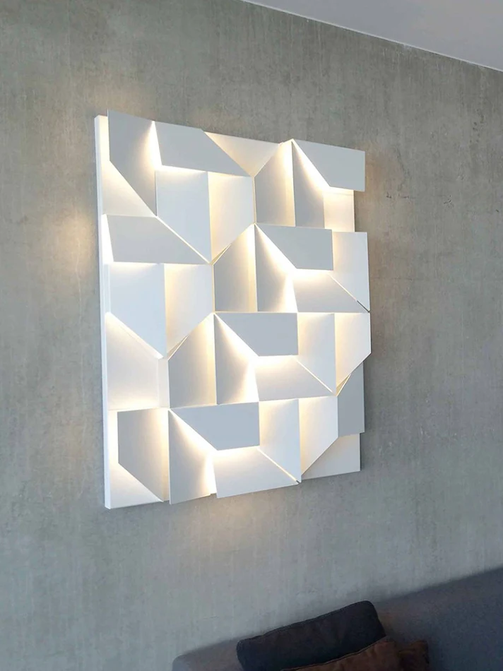 Wohnzimmer Sofa Wandlampe Dekorative Beleuchtung für stilvolle Akzente und angenehme Atmosphäre. Perfekt für entspannte Abende.