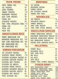 Food Times menu 2