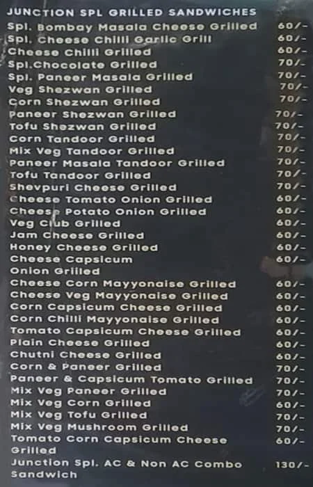 Sandwich Culture menu 