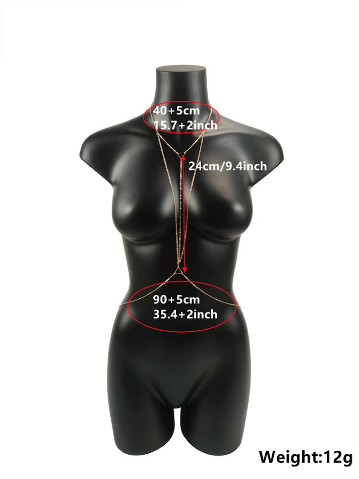 Collier de corps gothique sexy avec pendentif poitrine Sublimez votre décolleté et ajoutez une touche d'audace à votre style.