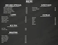 Sandwich Square menu 1