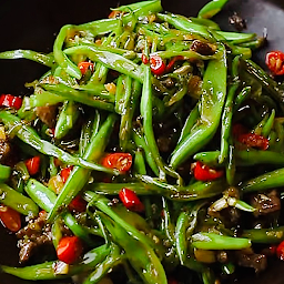 Hunan Stir Fry Pork With String Beans