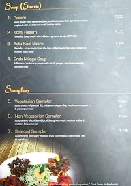 Coastal Reef menu 1