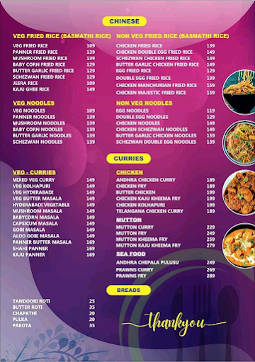 Moksha Sree Food menu 