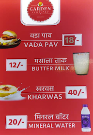 Garden Vada Pav menu 1