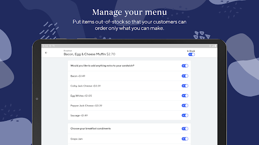 Screenshot DoorDash Order Manager