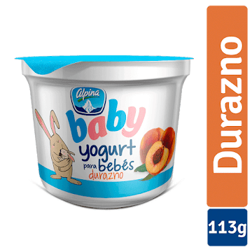 YOGURT ALPINA BABY   SABOR A DURAZNO 