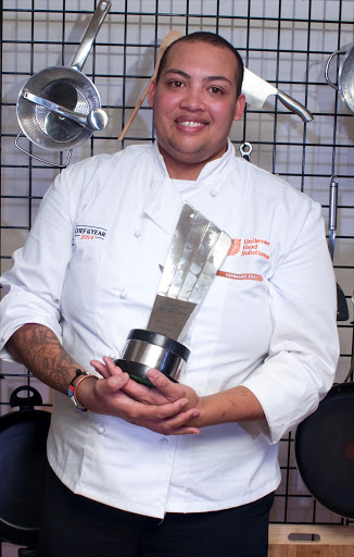 Germaine Esau from Delaire Graff Estate in the Cape is Unilever's chef of the year