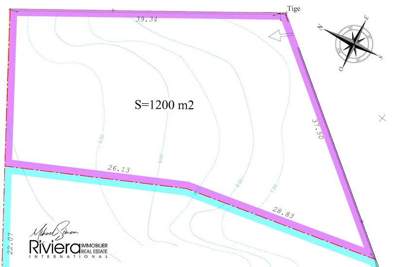  Vente Terrain à bâtir - 1 200m² à La Croix-Valmer (83420) 