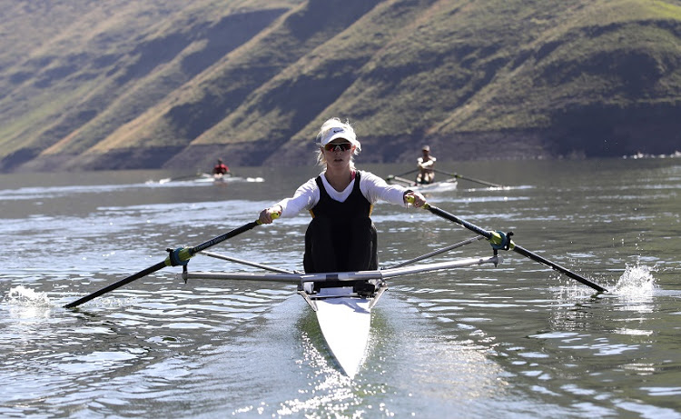 South African rower Kirsty McCann.