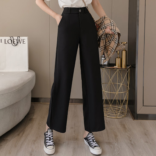 Title 2, Womens Chiffon Wide-leg Suit Trousers, draped ...