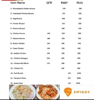 Al Bake Chicken Corner menu 1