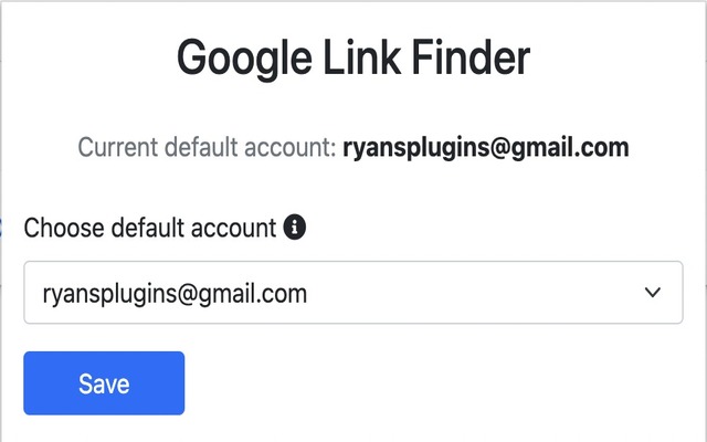 Google Link Handler chrome extension