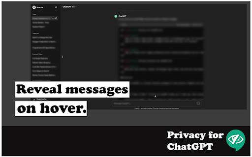 Privacy for ChatGPT