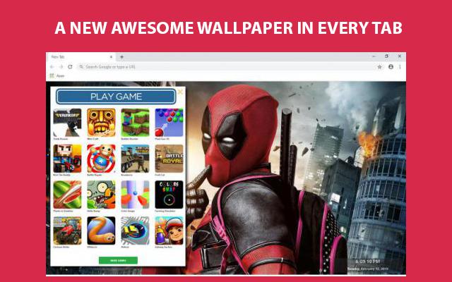 Deadpool Wallpapers and New Tab