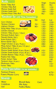 Punjabi Zaika menu 1