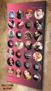 Reveal circle for KLWP - náhled