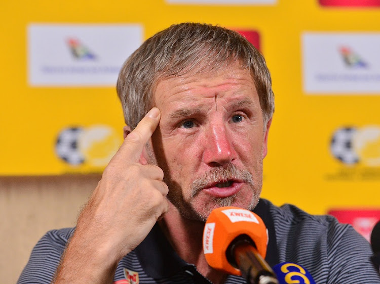 Stuart Baxter, coach of South Africa during the 2018 FIFA World Cup Qualifier South Africa press conference at Fusion Boutique Hotel, Polokwane on 09 November 2017.