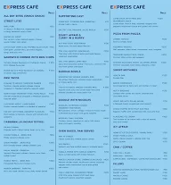 Express Cafe menu 1