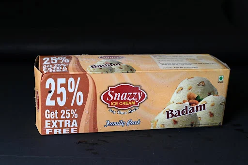 Badam Ice Cream [1.25 Litre, Serves 6]]