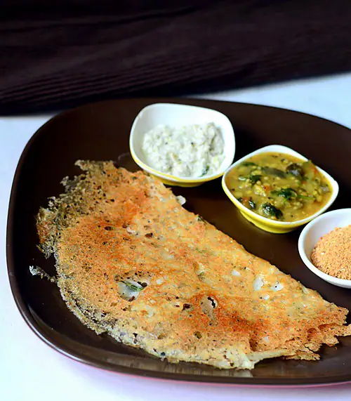 Rava Onion Masala Dosa