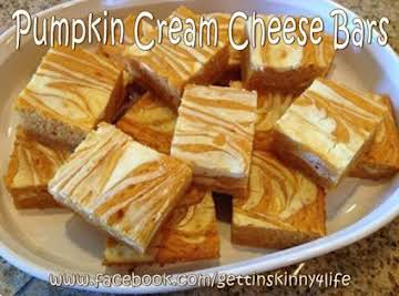 SKINNY PUMPKIN CREAM CHEESE BARS