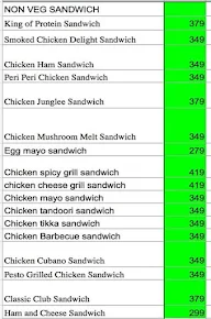 New York Sandwich menu 1