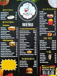 Maitra Adda menu 4