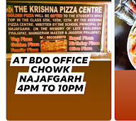 The Krishna Pizza Center Foodcart menu 1