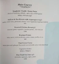 The Dining Room - Park Hyatt menu 3