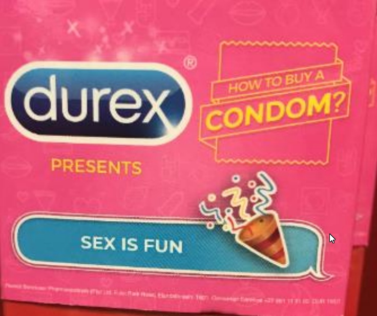 The packaging for Durex’s Fetherlite condoms which Sithabile Ntshele complained about.