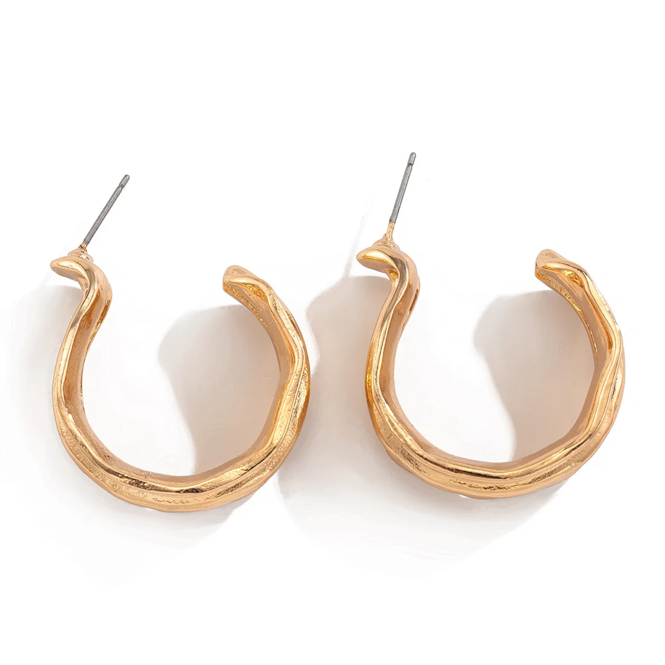 Niche Design Half Ring Stud Oorbellen Simple – Stijlvolle en minimalistische oorbellen, perfect voor een elegante uitstraling.