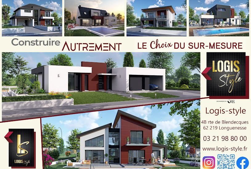  Vente Terrain + Maison - Terrain : 760m² - Maison : 180m² à Rang-du-Fliers (62180) 