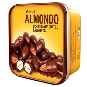 Amul Almondo - Roasted Almonds Coated With Milk Chocolate - 200 gm