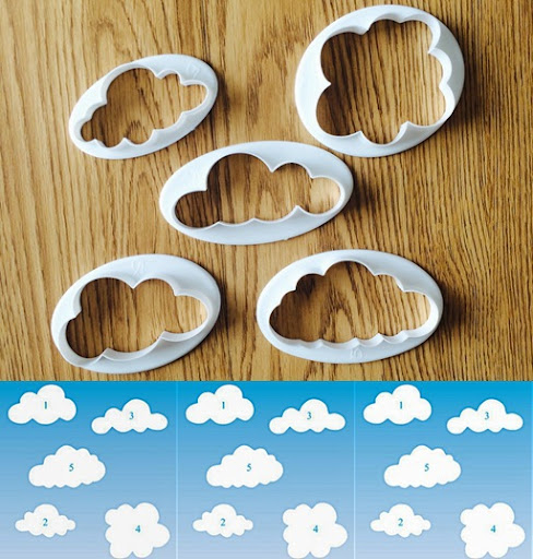 Title 3, 5pc Cloud Cake Tin Set for easy baking of beaut...