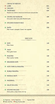 Saffron - Marriott Hotel menu 3