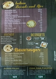 Indian Masala menu 3