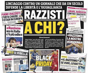 📷 Corriere dello Sport reageert met sprekende voorpagina op racistische beschuldigingen: "Wie is hier racistisch?"