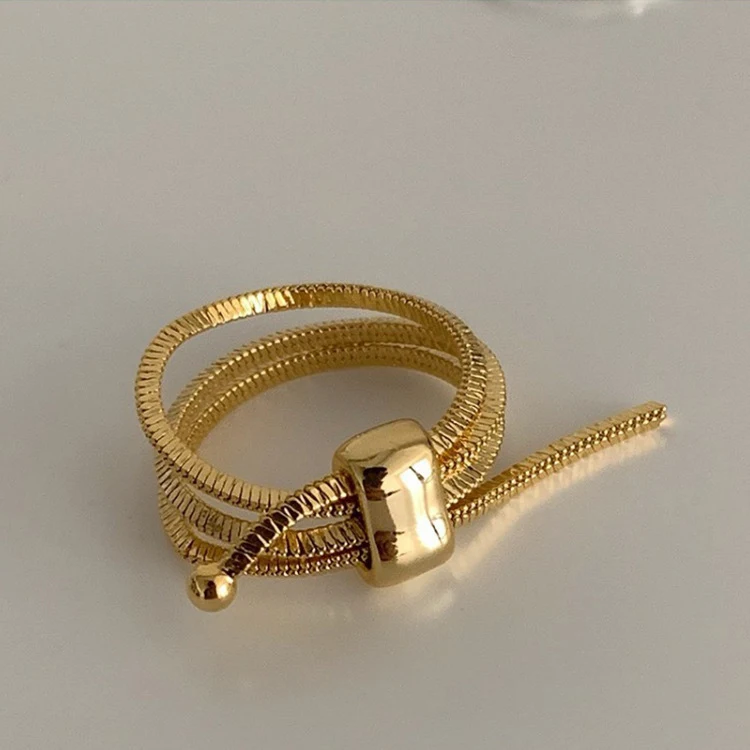 Title 1, Niche Design ring, meerlaags, retro en persoonl...