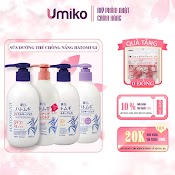 Sữa Dưỡng Thể Hatomugi Chống Nắng, Nâng Tone Spf31+/ Sps50+ 250Ml - Umiko Beauty