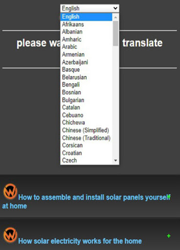 Screenshot Assembling solar power