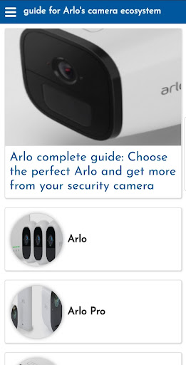 Guide for Arlos camera ecosystem