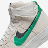 air force 1 high se summit white / black / sesame / neptune green