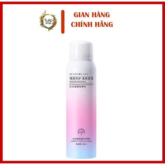 Xịt Chống Nắng Trắng Da Maycreate 150Ml Spf35