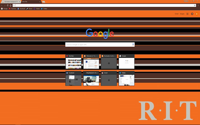 Rochester Institute of Technology Theme chrome extension