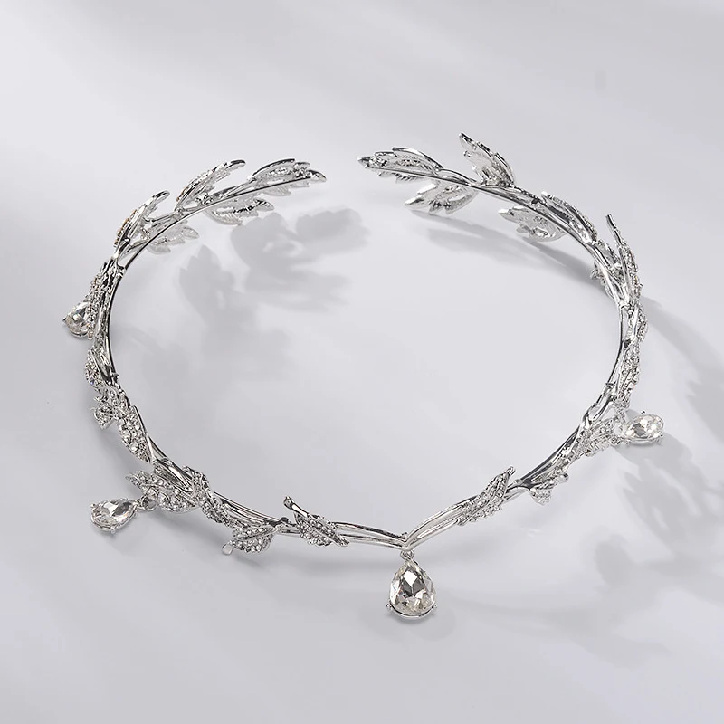 Title 1, Couronne de feuilles de forêt Coiffe de mariée ...