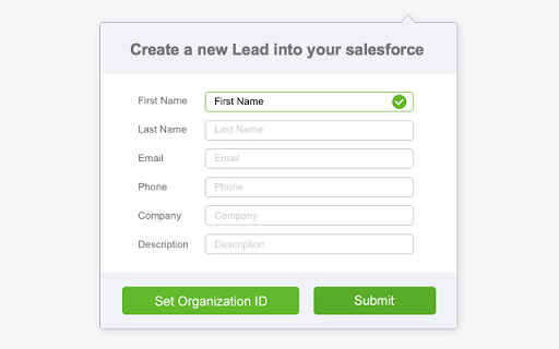 Web to Lead for Salesforce